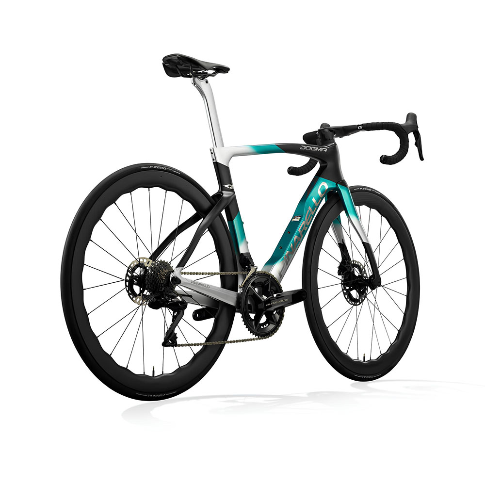 2024 Pinarello Dura Ace Di2 - Nebula Green Silver Road Bike